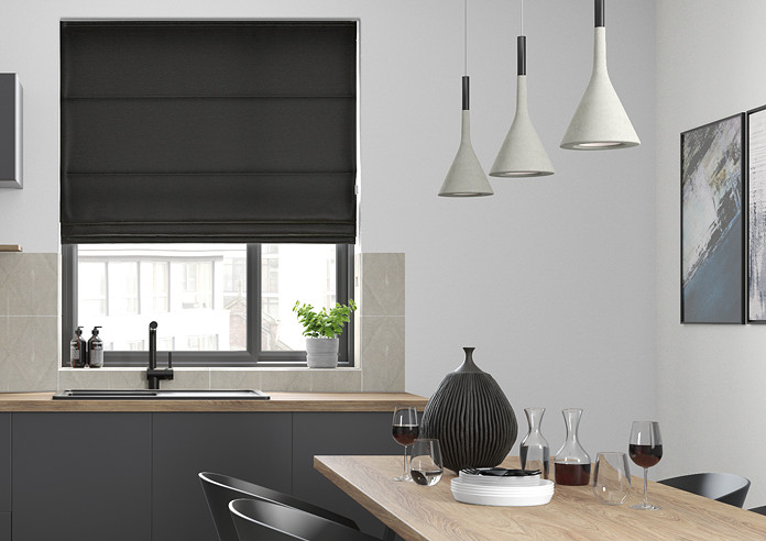 Kent, Black - Roman Blind - Image 3
